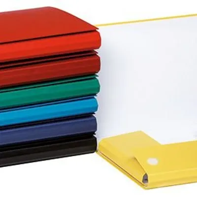 Teczka Z Rzepem Office Products PP A4/4Cm 3-Skrz. Mix Kolorów