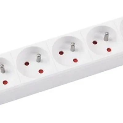 Przedłużacz Office Products 6 Gniazd 3M Z Uziemieniem I Wyłącznikiem Biały