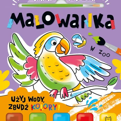 Malowanka 200x240 W Zoo Farbki + Pędzel /Aksjomat