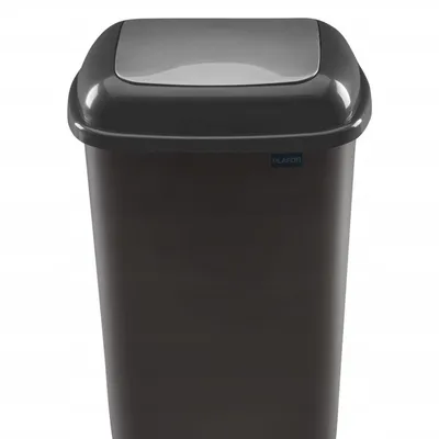 Kosz do Segregacji Śmieci Quatro 45l [656-07] Srebrny / Plafor