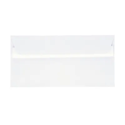 Koperta Ozdobna Millenium Diamentowa Biel DL 120g 110x220mm 10szt. /Argo 280116
