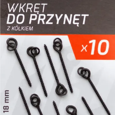 Wkręt do przynęt z kółkiem Undercarp