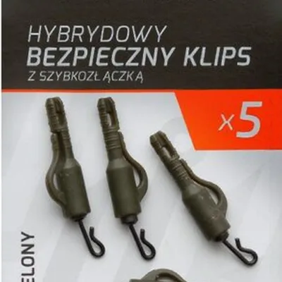 Klips Undercarp Hybrydowy bezpieczny klips z szybkozłączką
