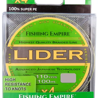 Plecionka Fishing Empire Lider X4 100