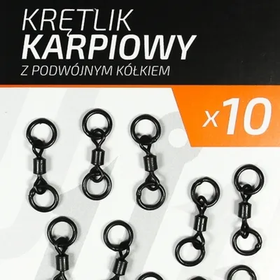 Krętlik karpiowy z podwójnym kółkiem Undercarp