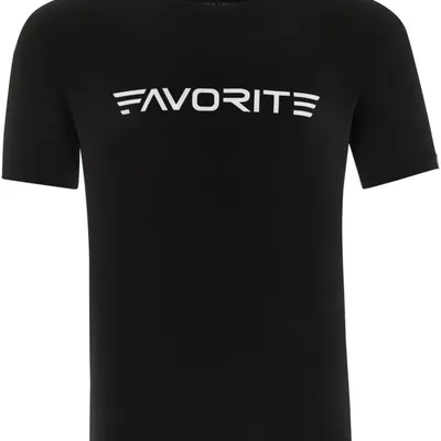 T-shirt Favorite White Logo