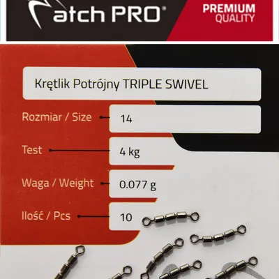 Krętlik MatchPro Triple Swivel