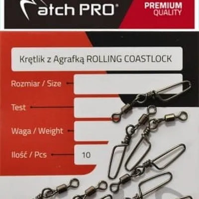Agrafka z krętlikiem Mpro Rolling Coastlock