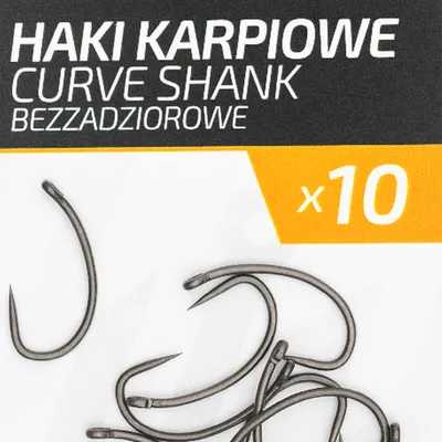 Teflonowe haki karpiowe Undercarp Curve Shank