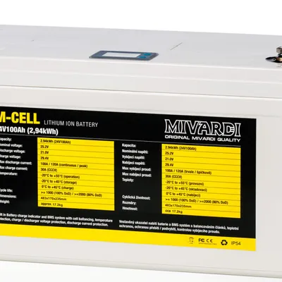 Bateria z ładowarką Mivardi M-CELL