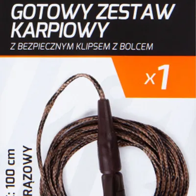 Zestaw końcowy Undercarp Bezpieczny Klips z bolcem