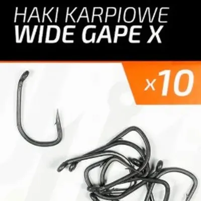 Teflonowe haki karpiowe Undercarp Wide Gape X