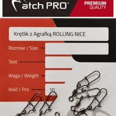 Agrafka z krętlikiem Mpro Rolling Nice