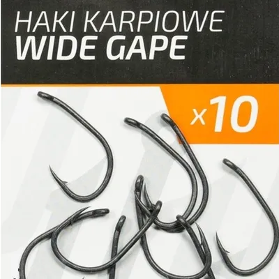 Teflonowe haki karpiowe Undercarp Wide Gape