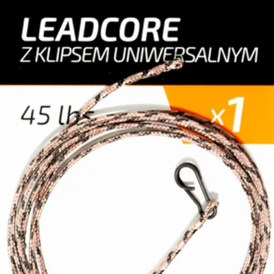 Leadcore z klipsem uniwersalnym Undercarp