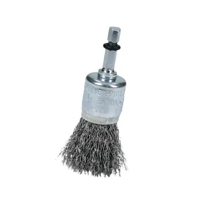 Szczotka stalowa trzpieniowa, 25 mm 6-kt. 1/4" HiKoki