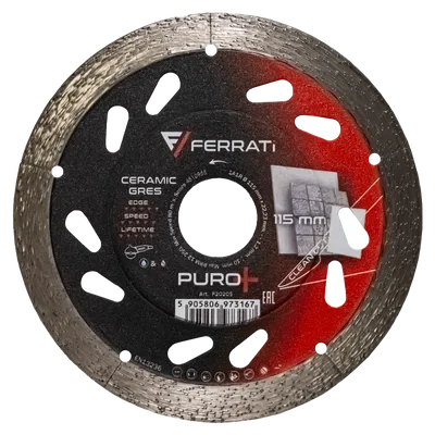 PURO+ FERRATi 115 Tarcza diamentowa tnąca 115mm