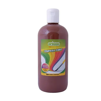 Farba Tempera Cricco 500ml Brązowa