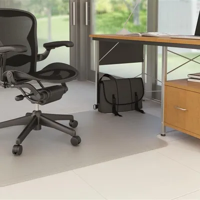 Mata Pod Krzesło Q-Connect Na Podłogi Twarde 134X115Cm Kształt T