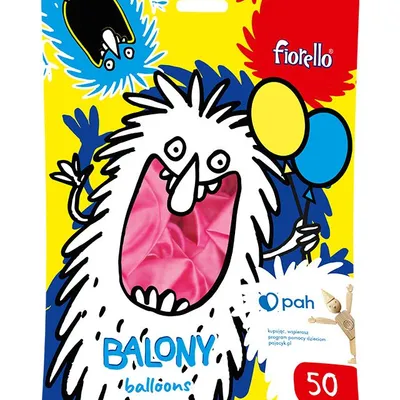 BALONY 12″ METAL RÓŻOWY Fiorello 50 szt.