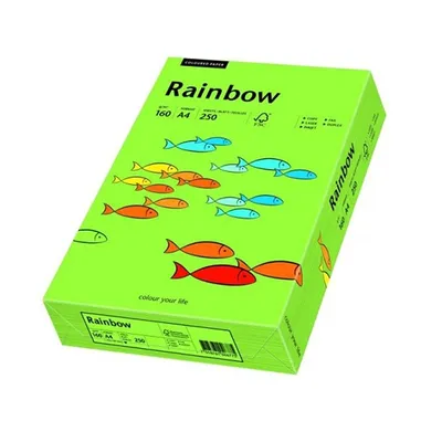 Papier Xero Rainbow A4 160G Zielony R 76