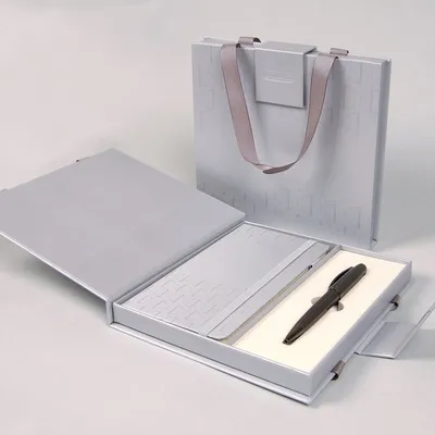 Zestaw Premium Długopis + Notes + Etui Symphony Grafit /Cresco