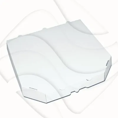 Pudełko na Pizze 40x40x4,5 Białe Ścięte 100szt.