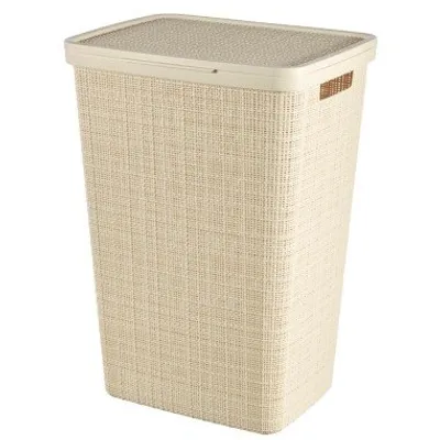 Kosz Na Bieliznę 58L Jute Kremowy / Curver 245976