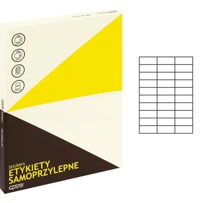 Etykiety Samoprzylepne 70x29,7 30/A4 A'100 /Grand