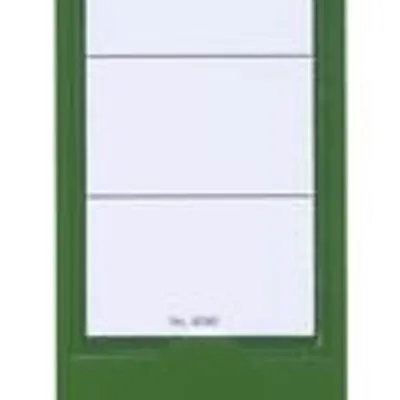 Samoprzylepna Kieszonka/Etykieta na Segregator Ordofix 60x390mm 10szt. Zielona /Durable 809005