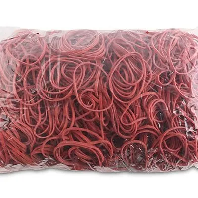 Gumki Recepturki Office Products Średnica 50mm 15X3mm 60% Kauczuku 1000G Zgrzewka Czerwone