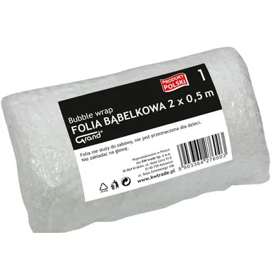 FOLIA BĄBELKOWA GRAND 2m x 0,5 m
