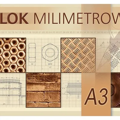 Blok Milimetrowy A3 20k /Kreska