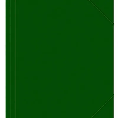Teczka Z Gumką Office Products A4 PP 500 mikr. 3-Skrz. Zielona