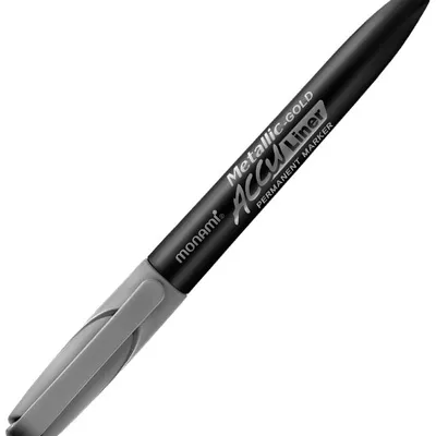 Marker permanentny metaliczny ACCU LINER srebrny MonAmi (2070023502)