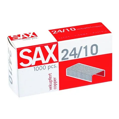 Zszywki Sax 24/10 Miedziane 1000Szt.