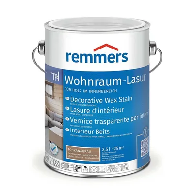 Remmers WOHNRAUM-LASUR Toskański szary 2,5 L