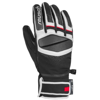 Rękawice Reusch Mastery Black White Fire Red 7745 2026