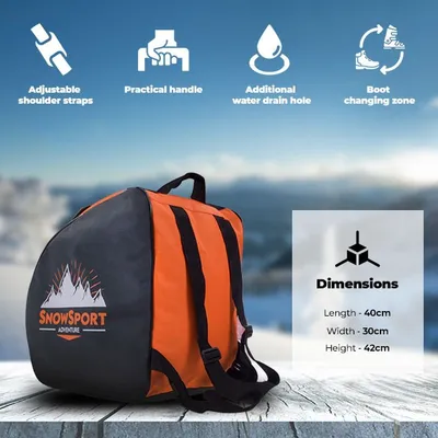 Pokrowiec na buty narciarskie Snowsport BootBag Orange