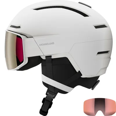 Kask z przyłbicą szybą Salomon Driver Prime Sigma Plus Mips White 2026