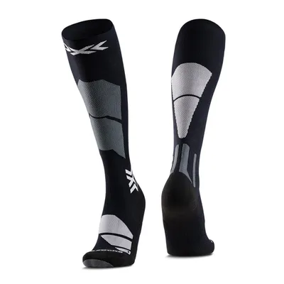 Skarpety X-SOCKS SKI PERFORM OTC Black Light Grey 2026