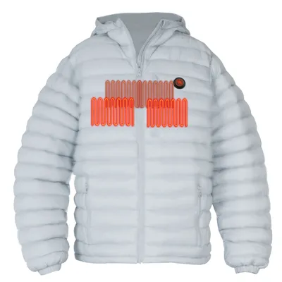 Ogrzewana kurtka damska Glovii White