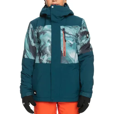 Chłopięca Kurtka QUIKSILVER Mission Printed Block EQBTJ03155-BSM1