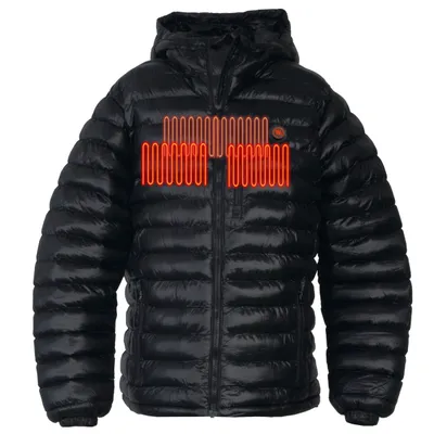 Ogrzewana kurtka męska Glovii Black