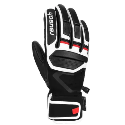 Rękawice narciarskie Reusch Pro RC Black White Fire Red 7745