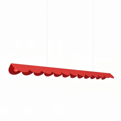 Lampa wisząca BISCUIT 130 czerwona LED 4000K