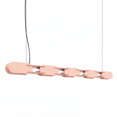 Lampa wisząca CHAIN 158 brzoskwiniowa LED 4000K