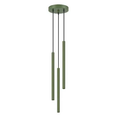 Lampa wisząca ARCHE 3P zielona oliwka