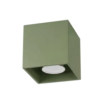 Plafon QUAD 1 zielona oliwka