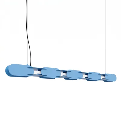 Lampa wisząca CHAIN 158 błękitna LED 3000K